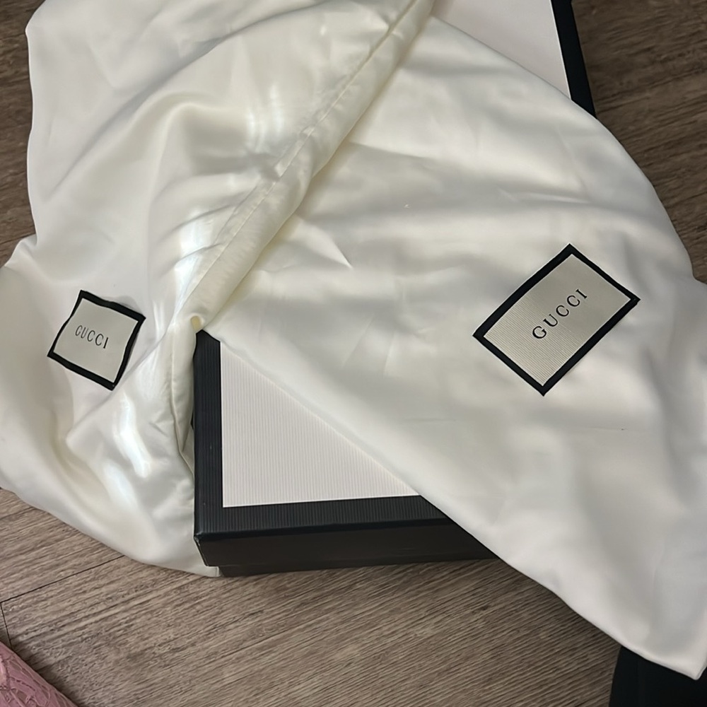 Brand new Gucci pink lace princetown slide 36.5 - Picture 8 of 8
